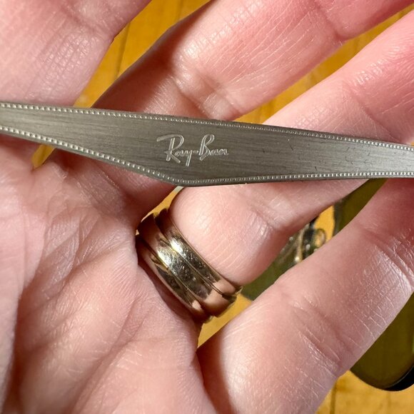 Ray-Ban Blaze Clubmaster RB3756 green & gunmetal unisex sunglasses, EUC - Picture 11 of 12